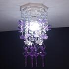 Lustre Plafon Luminária Quarto Infantil Bebê Menina 17x35 Cm