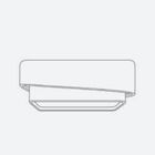 Lustre Plafon Madeira Doble Quadrado 40cm - 3 Luzes Freijó