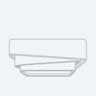 Lustre Plafon Madeira Trinity Quadrado 70cm - 5 Luzes Freijó