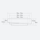 Lustre Plafon Madeira Trinity Redondo 70cm - 5 Luzes Marfim