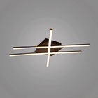 Lustre Plafon Marrom Led 28w Integrado 3000k Branco Quente -