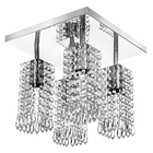 Lustre Plafon Quadclear Cristal Acrilico Quadrado Magnifico!