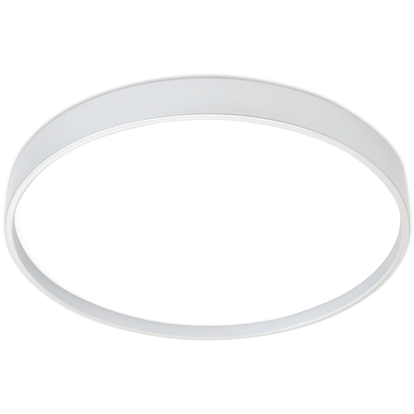 Lustre Plafon Space Redondo Branco 38x3.8 Cm 3000k