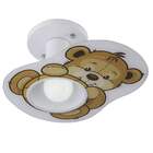 Lustre Plafon Urso 01 Lâmpada E27 Luminária Quarto Infantil B