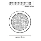 Lustre Plafon Vision 40cm 24w 3000k