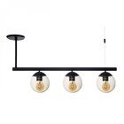 Lustre Preto Vidro Âmbar Infinitylux Preto