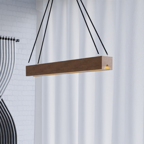 Lustre Provença 1,30m Em Madeira Maciça