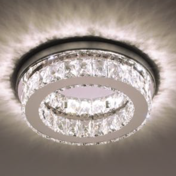 WayLuoung Houten LED-Plafondlamp | 30cm 3000K 1620Lm 18W | Ronde Top 360° Glow Natuurlijk Houten Plafondlamp, Slaapkamer, Woonkamer, Kinderkamer, Keuken, Eetkamer, Thuis, Kantoor (Warm Wit