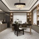 Lustre Redondo Preto E Dourado Com Cristais 8e14 50cm