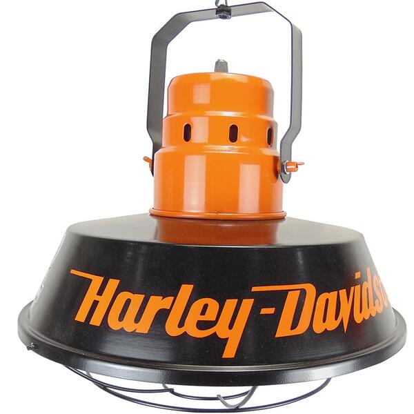 Lustre Retro Pendente Vintage Bar Harley-davidson Preto