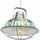 Lustre Retro Pendente Vintage Bar Heineken Verde
