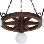 Lustre Roda De Carroça 603e