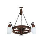 Lustre Roda De Carroça 603e