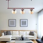 Lustre Rosê Vidro Âmbar Infinitylux Rosê