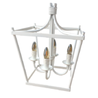 Lustre Rustico Que Imita Iluminação Á Vela Para Sala De Jantar