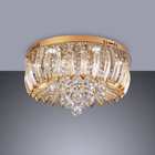 Lustre Sala Cristal Plafon De Sobrepor Led Gretta 24w Bivolt