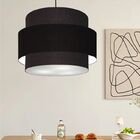 Lustre Sala De Jantar Com Desvio Vivare Md-4397 Cúpula Em Tec