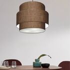 Lustre Sala De Jantar Com Desvio Vivare Md-4397 Cúpula Em Tec