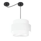 Lustre Sala De Jantar Com Desvio Vivare Md-4397 Cúpula Em Tec