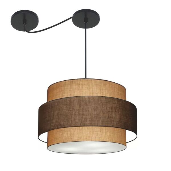 Lustre Sala De Jantar Com Desvio Vivare Md-4400 Cúpula Em Tec