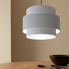 Lustre Sala De Jantar Com Desvio Vivare Md-4400 Cúpula Em Tec