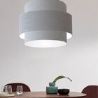 Lustre Sala De Jantar Com Desvio Vivare Md-4400 Cúpula Em Tec