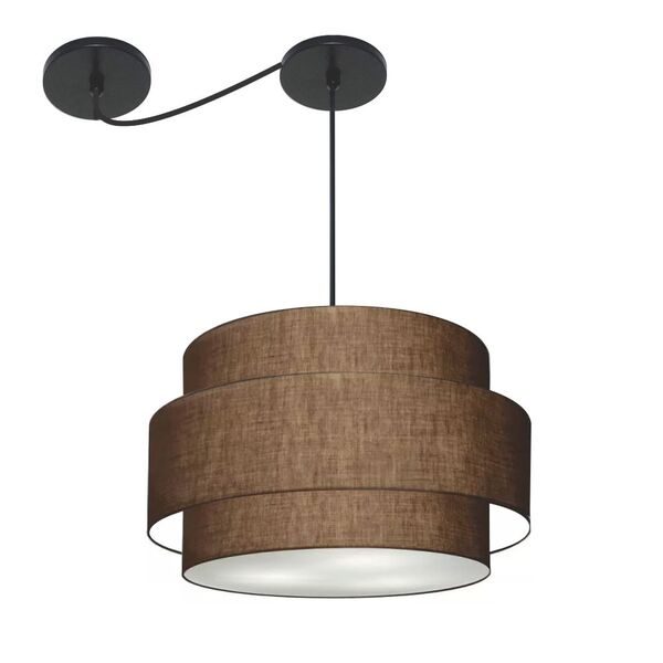 Lustre Sala De Jantar Com Desvio Vivare Md-4401 Cúpula Em Tec