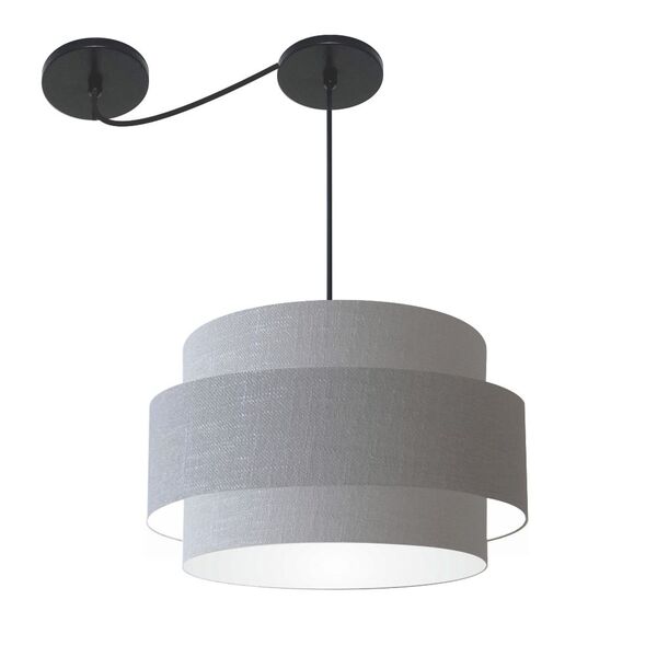 Lustre Sala De Jantar Com Desvio Vivare Md-4401 Cúpula Em Tec