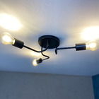 Lustre Sputnik Aranha 3 Braços Luminária Industrial