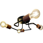 Lustre Sputnik Aranha 4 Braços Luminária Industrial