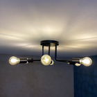 Lustre Sputnik Aranha 6 Braços Luminária Industrial