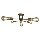 Lustre Sputnik Com 5 Lampadas Candelabro Luminaria Sala Recep