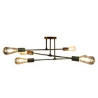 Lustre Sputnik Com 6 Lampadas Candelabro Luminaria Recepçao A