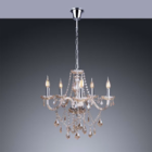 Lustre Startec France Maria Tereza Champagne 5 Braços E14 Biv