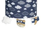 Lustre Tubular Urso Aviador Quarto Bebê Infantil