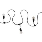 Lustre Varal De Luzes 15m D1324 Preto E27 Bivolt