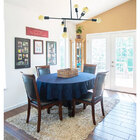 Lustre Vela Retangular Bivolt Roy Jd Molina Preto