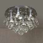 Lustres Plafon De Cristais Moderno Para Sala De Estar 25cm Bi
