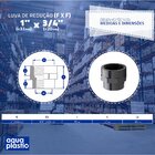 Luva  Redução Roscável Em Pvc-u  1'' X 3/4'' Fxf