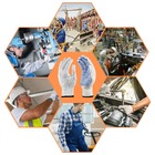 Luva Branca Pigmentada Tricotada Segurança Epi Canteiro Obra