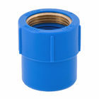 Luva com Bucha Roscável e Soldável Azul 25x25mm 3/4x3/4" Plastilit