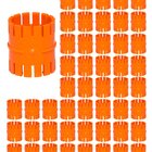 Luva Corrugado 25mm Reforçado Laranja 50 Peças Krona