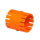 Luva Corrugado 25mm Reforçado Laranja 50 Peças Krona