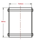 Luva De Correr Para Esgoto Branca - Krona, Tamanho: 75mm