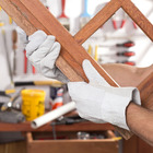 Luva de raspa de punho curto 7 cm Dura plus