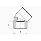Luva de Redução PVC Marrom 4" 110mm Tigre