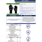 Luva De Segurança Nylon Nitril Full Ntl  C.a. 25280 - Preto -