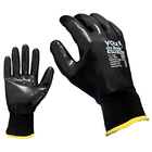 Luva De Segurança Nylon Nitril Full Ntl  C.a. 25280 - Preto -