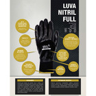 Luva De Segurança Nylon Nitril Full Ntl  C.a. 25280 - Preto -