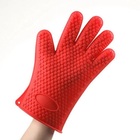 Luva De Silicone Térmica Multiuso Vermelha 27 Cm